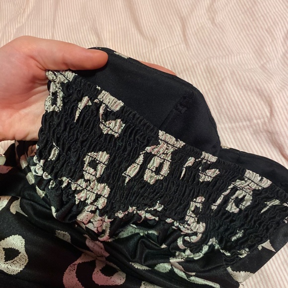 Betsey Johnson bow pattern strapless mini party dress - Picture 3 of 4